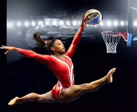 If your height is less, then you need a dunk calculator to analyze how height you require to jump to dunk. Can Simone Biles dunk a basketball? - Quora