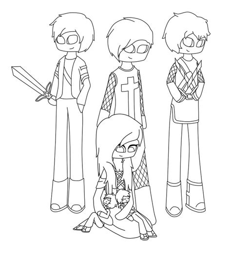 Aphmau Minecraft Diaries Coloring Pages Coloring Pages