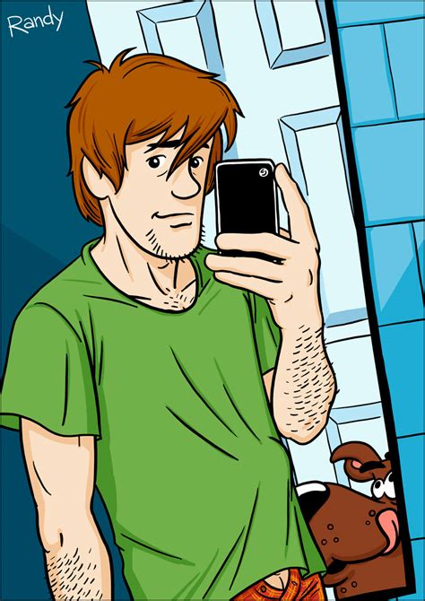 Rule 34 Brown Hair Erection Under Clothes Facial Hair Green Shirt Hanna Barbera Looking At