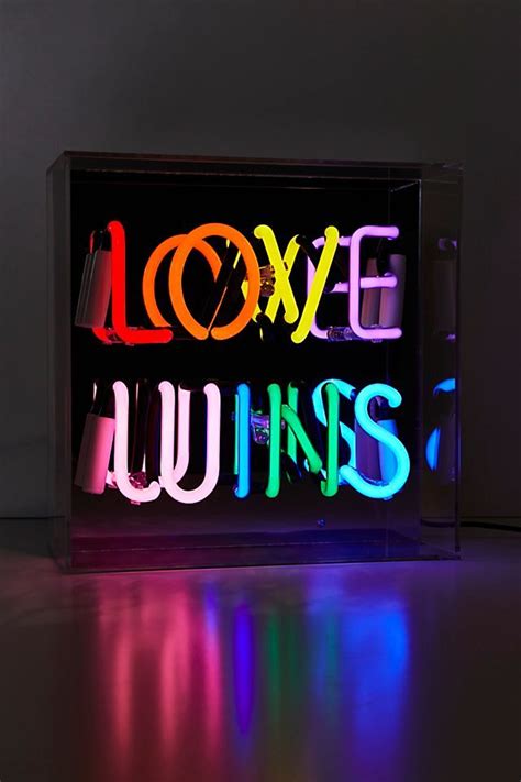 Rainbow Love Wins Neon Sign In 2021 Neon Light Art Neon Messages