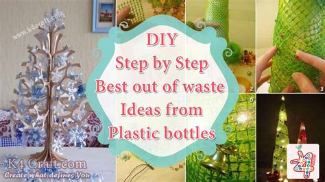 Step By Step Tutorial Best Out Of Waste Ideas From Plastic Bottles