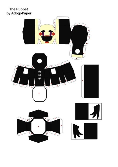 Five Nights At Freddys Papercraft Crafting Papers