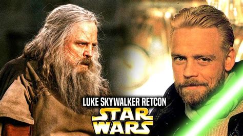 the luke skywalker retcon just happened star wars explained youtube