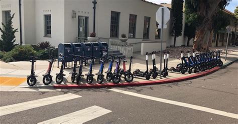 La Jolla News Nuggets Scooter Company Permits Parking At La Plaza