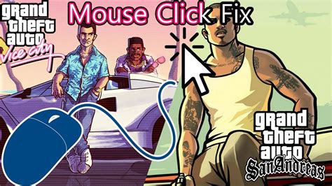 How To Fix Gta Vice City And San Andreas Mouse Click Works 100 2021