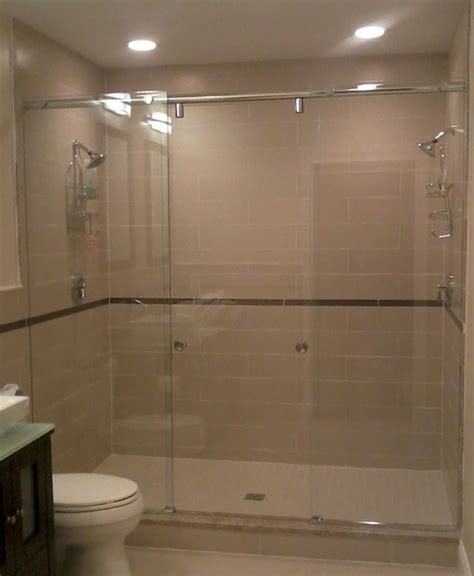 Boston Master Bath With Dual Shower Heads Contemporary Bathroom