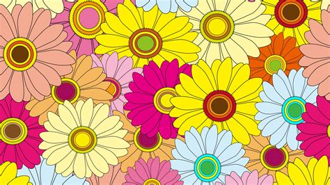Bright Floral Wallpaper Hd Pixelstalknet