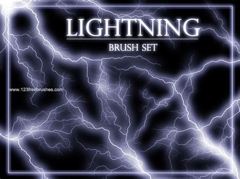 Lightning Photoshop Brush Cs5 123Freebrushes