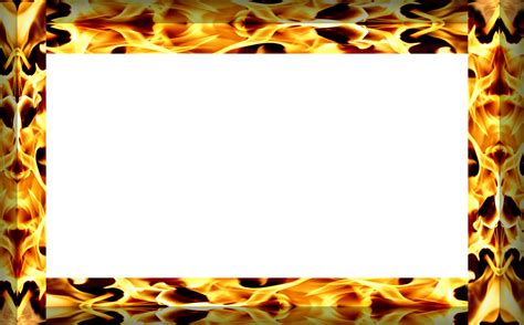 Flame Border Png Png Image Collection