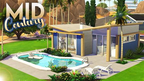 Mid Century Modern Tiny House House Build Stop Motion The Sims 4 Vrogue