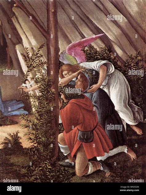 Mystic Nativity Detail Circa 1500 1093 Sandro Botticelli The