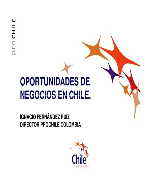 oportunidades de negocio en chile prochile by cámara colombo chilena issuu