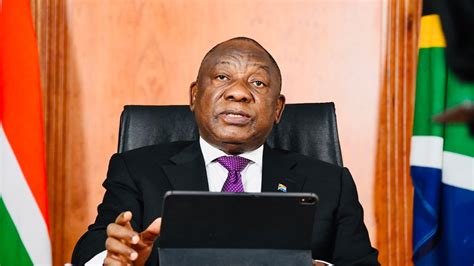 And the world health organisation (who). President Cyril Ramaphosa Speech Today : President ...