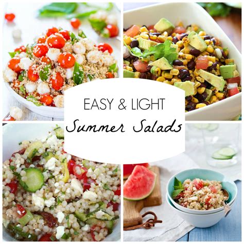 5 Easy Summer Salads The Dumbbelle
