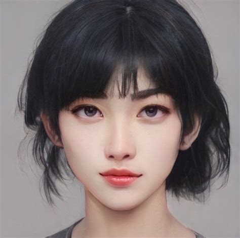 artbreeder asian in 2021 digital art girl character portraits beauty girl