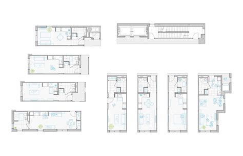 Carmel Place Narchitects Tiny Apartments Architecture Drawing