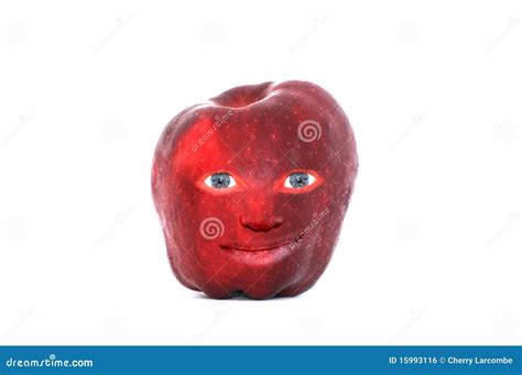 Apple Face Stock Photo Image Of Face Fruit Natural 15993116