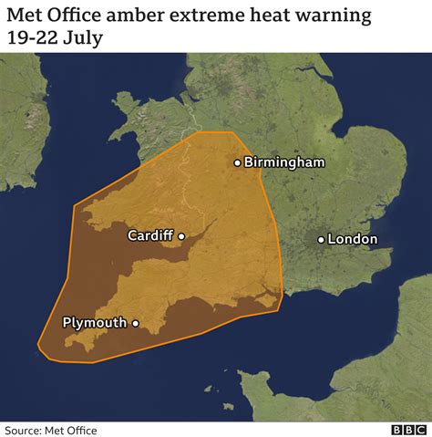 Met Office Issues First Uk Extreme Heat Warning Bbc News