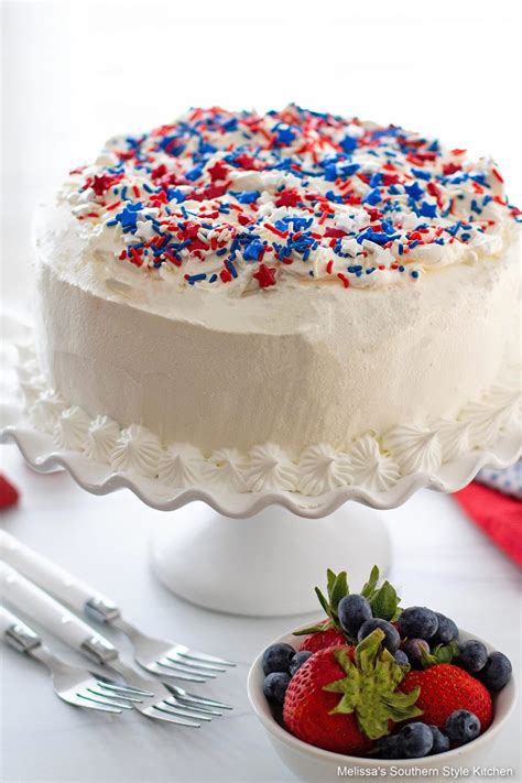 Red White And Blue Ice Cream Cake