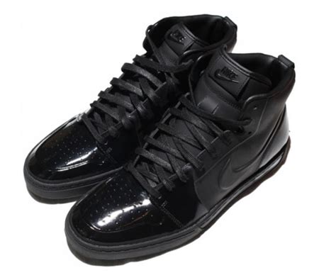 Nike Air Royal Mid Black Patent Molded Leather