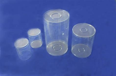 Clear Pvc Cylinder Container View Plastic Cylinder Container Teamwell