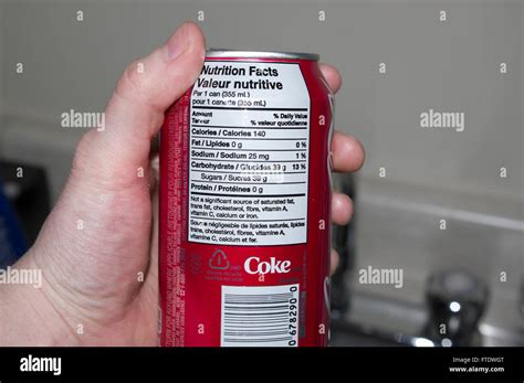 Coca Cola Nutrition Label
