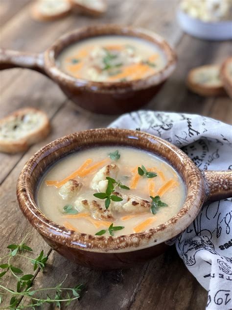 Cauliflower And Cheddar Cheese Soup 8 Best Two Servings The Kitchen Fairy