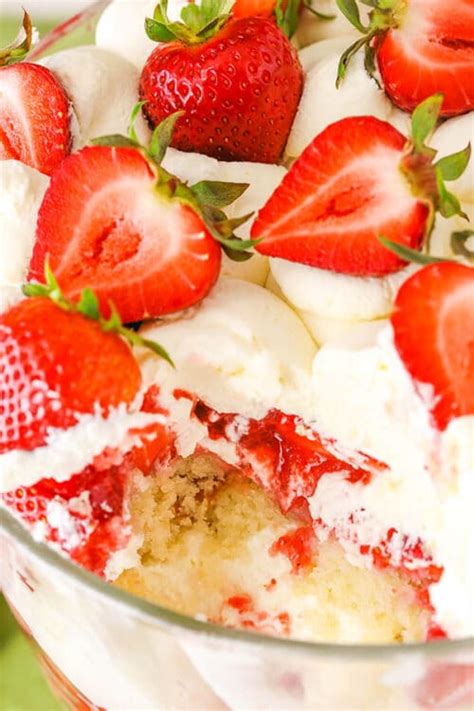 Strawberry Shortcake Trifle Recipe Life Love And Sugar