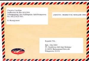 Penghantaran mereka kepada penerima sering sangat penting bagi penghantar. Cara Mengirim Surat Lamaran Kerja Via POS - INFO BISNISKU