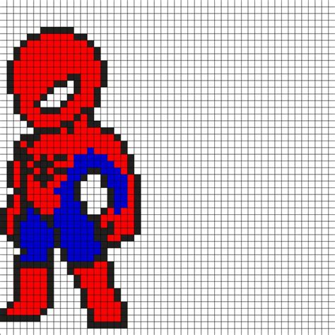 Spiderman Pixel Art Dibujos En Cuadricula Dibujos Pixelados Dibujos