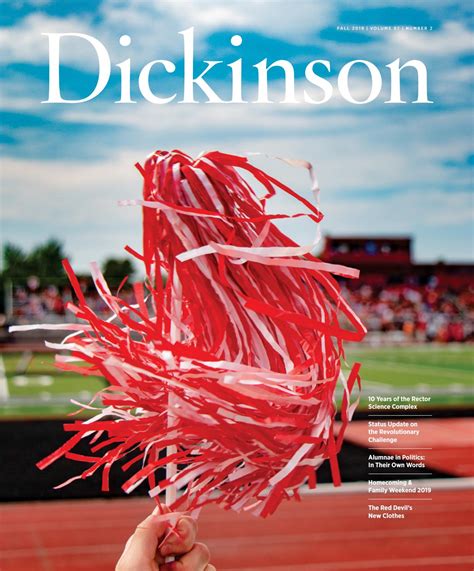 Fall 2019 Dickinson Magazine By Dickinson College Issuu