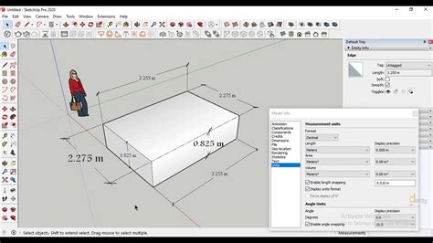 Sketchup Dimension Tips For Beginners Youtube