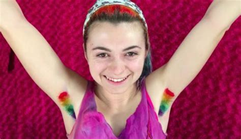 Heres Why Some Women Are Dyeing Their Armpit Hair In Rainbow Colors