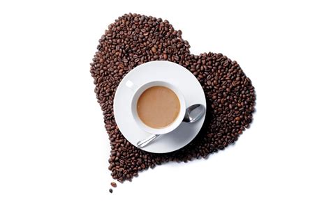 Wallpaper Makanan Jantung Minum Coklat Biji Kopi Espreso Kafein