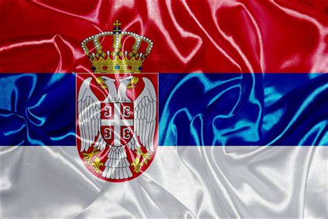 Serbia Flag Satin Wallpapers Hd Desktop And Mobile