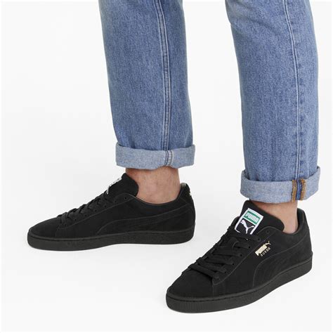 suede classic xxi sneakers black puma