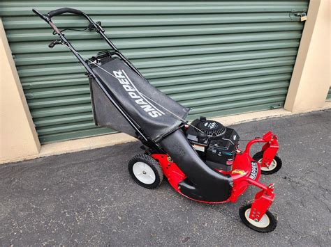 Snapper Lawn Mower Leaf Vacuum Rwd Propelled With Zero Turn Wheels