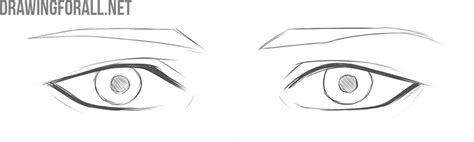 Anime Guy Eyes Drawing