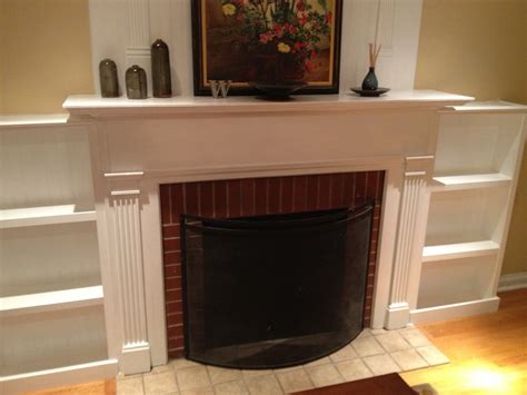Fireplace Mantel With Built In Bookcases Fireplace Guide By Linda