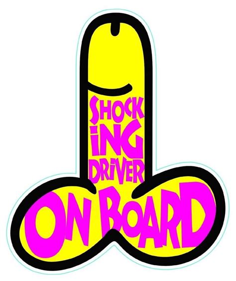x10 10cm bad driver shaped vinyl penis stickers road rage cock car parking van ebay