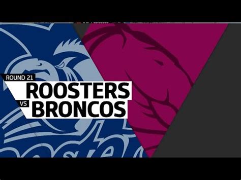 The roosters hand the broncos their biggest ever defeat in round 4 of the 2020 nrl season. NRL 2016 Round 21 Highlights Roosters Vs Broncos - YouTube