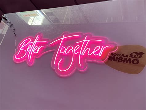 Led Neón Personalizado Letras De Luces Letreros Luminosos Frases De