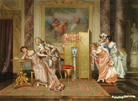 The Proposal Artwork By Vittorio Reggianini Hand Painted And Art Prints