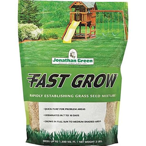 Jonathan Green 10820 Fast Grow Grass Seed Mix 3 Pounds