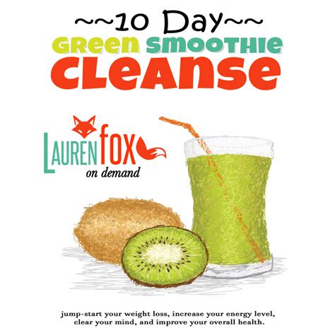 10 Day Green Smoothie Cleanse Guide Lauren Fox On Demand