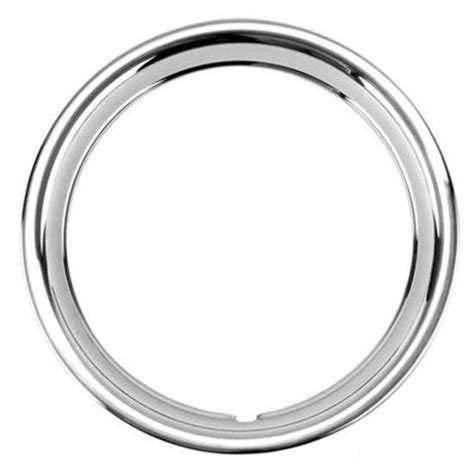 16 Ford Smooth Stainless Steel Wheel Trim Beauty Ring Each Pirate Mfg