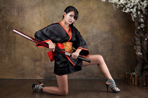 Cha Sun Hwa Sexy Samurai Girl Korean Models Photos Gallery