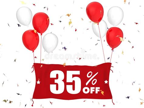 35 Sale Off Banner Stock Photo Image Of Background Offer 83245724