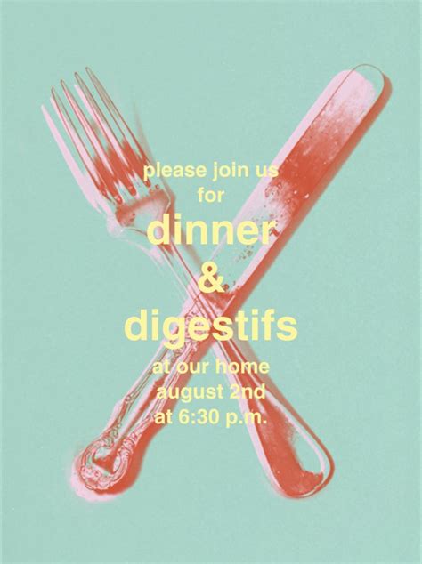 Seated Dinner In The Seventies Send Online Instantly Rsvp Tracking