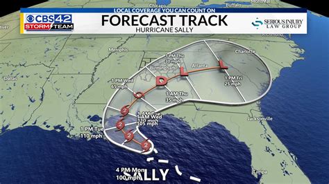 Tracking The Tropics Hurricane Sally Strengthens To A Category 2 Storm